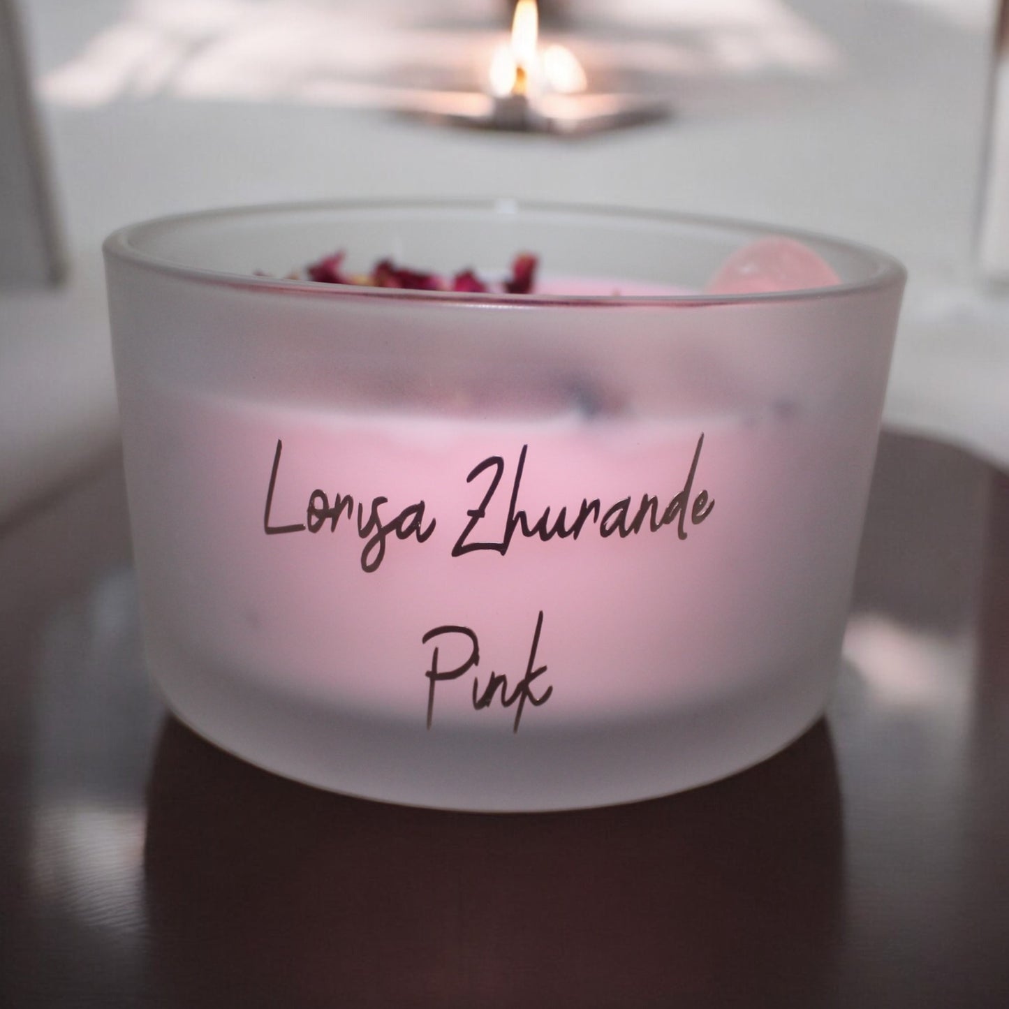 Pink (Rose) Bowl Candle 50cl